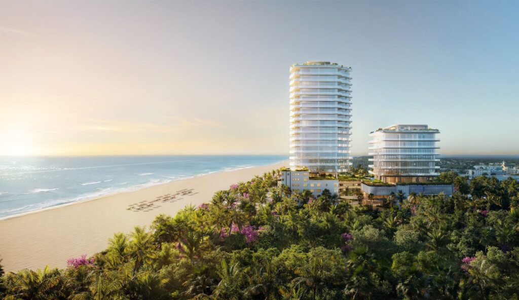 Ocean Terrace Residence Miami Beach - Render tower
