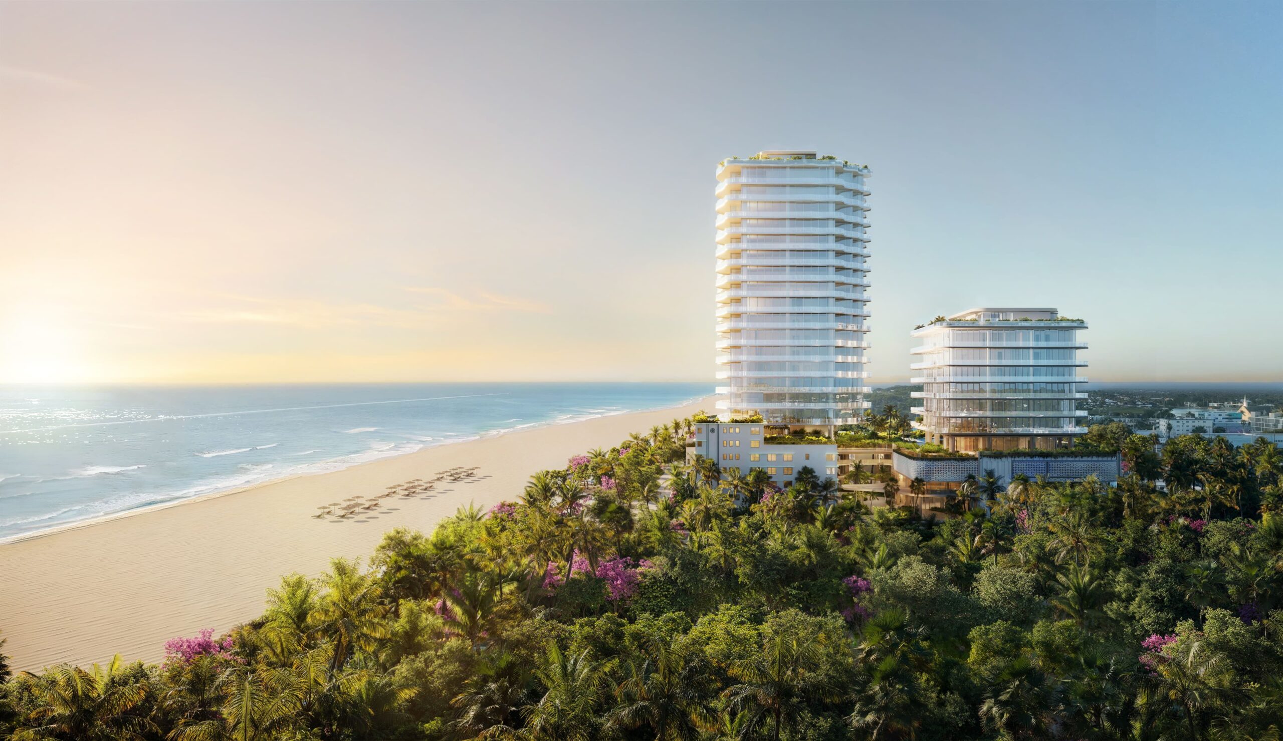 Ocean Terrace Residence Miami Beach - Render tower