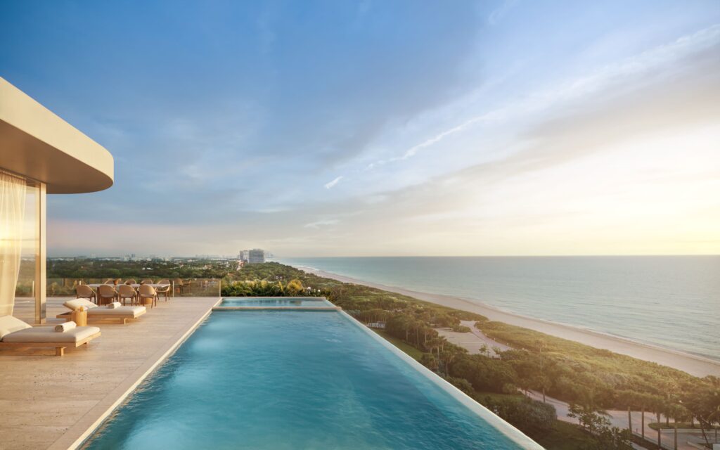 Ocean Terrace Residence Miami Beach - Render pool 2